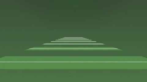 Abstract Green Geometric Pyramid Animation 動画素材 344028860