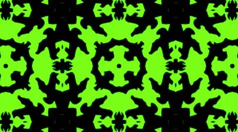 Abstract green geometric seamless pattern background. Abstract Stripes Kaleid Illustrazione stock