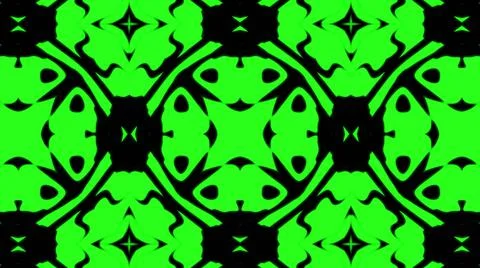 Abstract green geometric seamless pattern background. Abstract Stripes Kaleid イラスト素材