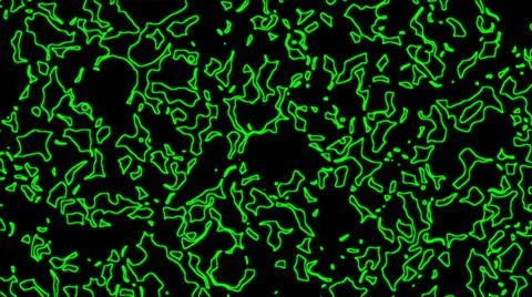 Abstract green geometric seamless pattern background. Psychedelic Colorful Ka Stock Illustration