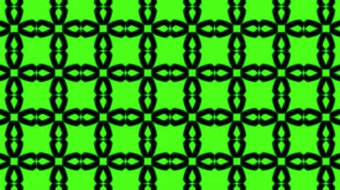 Abstract green geometric seamless pattern background. Psychedelic Colorful Ka イラスト素材