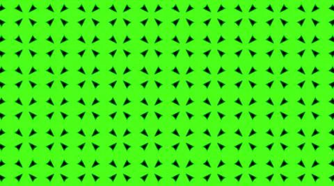 Abstract green geometric seamless pattern background. Psychedelic Colorful Ka Stock Illustration