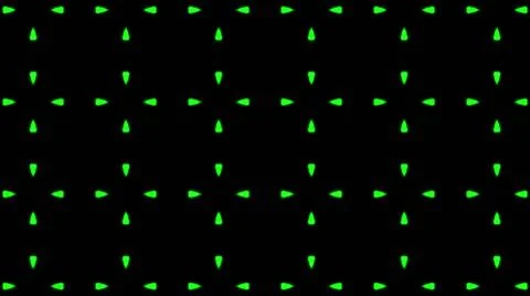 Abstract green geometric seamless pattern background. Psychedelic Colorful Ka Stock Illustration