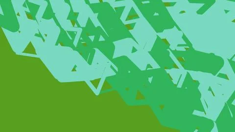 Abstract green geometric shapes pattern background イラスト素材
