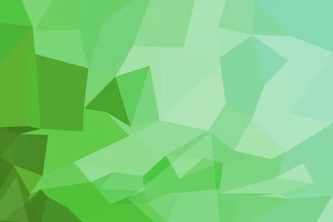 Abstract green geometric shapes pattern for design Stock Photos
