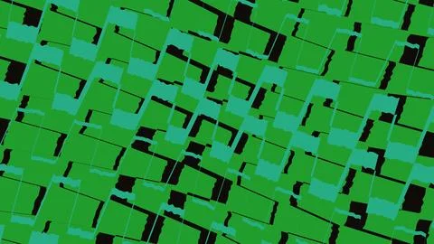 Abstract green geometric square pattern background Stock Illustration