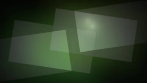 Abstract green geometric square shapes glowing on dark background digital a.. Stock Footage 346342942