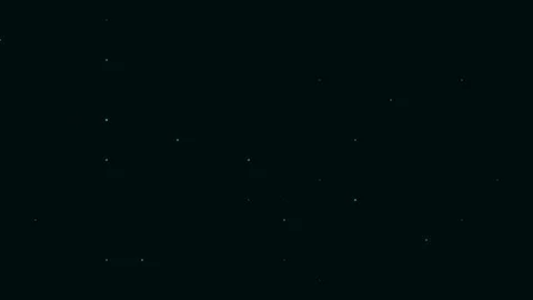 Abstract Green Glowing Dots on Dark Background Vídeo Stock 340341165