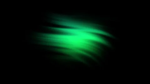 Abstract green glowing fluid wave light streaks loop video Vídeos de archivo 339011580