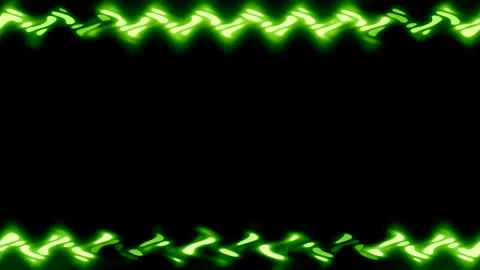 Abstract Green Glowing Frame Stock Footage 284401269