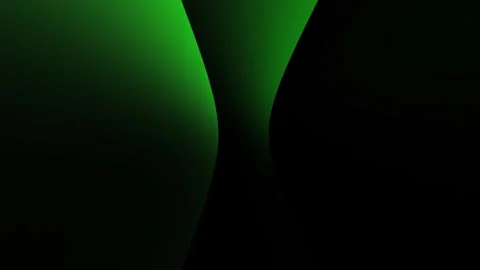 Abstract Green Glowing Light Rays on Dark Digital Background Stock Footage 340047418