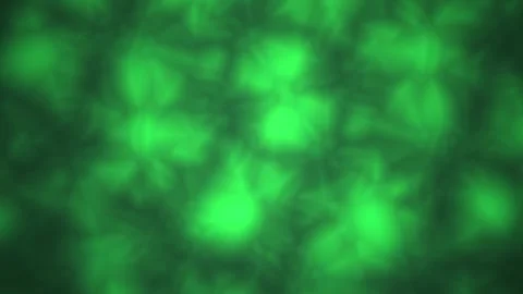Abstract Green Glowing Organic Cell Structures Macro Footage. Stock Footage 334486046