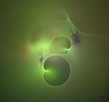 Abstract green glowing pattern on black background, design, wallpaper Stock Illustration