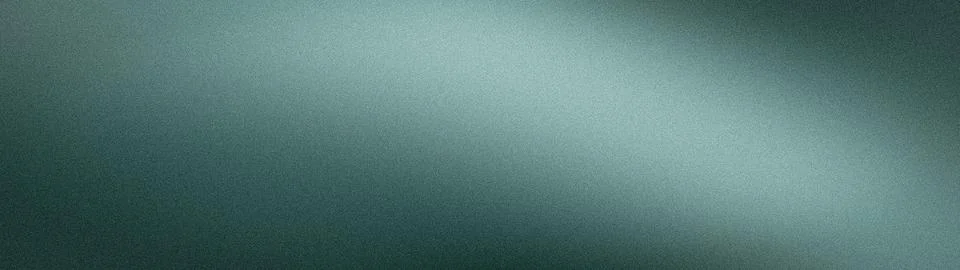 Abstract green gradient background with grainy texture blur wide format wal.. Stock Photos