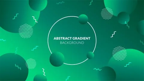 Abstract green gradient background Illustrazione stock