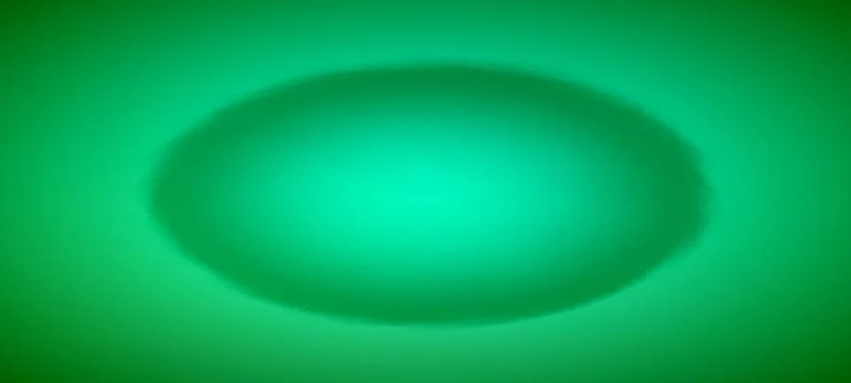 Abstract green gradient background with an oval shape Stock Photos