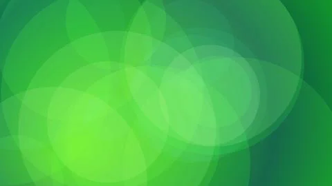 Abstract Green Gradient Background with Overlapping Translucent Circles for.. イラスト素材