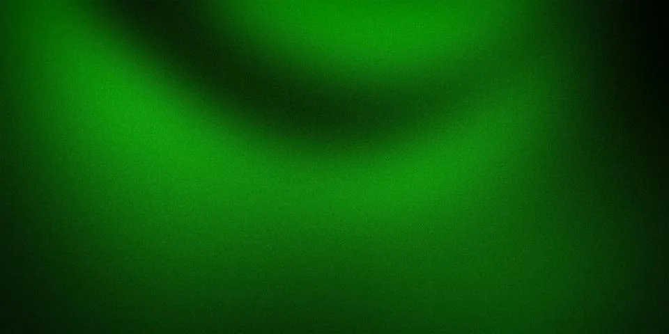 Abstract green gradient background with smooth transitions and dark accents.. Illustration