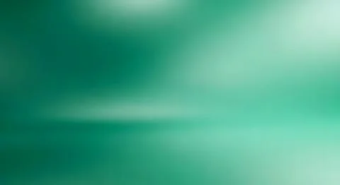 Abstract green gradient background with soft light spotlight effect and blu.. Ilustración de archivo