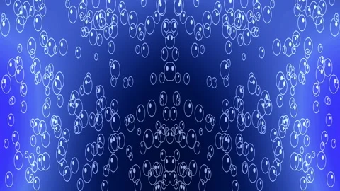 Abstract Green Gradient Bubbles Background Stock Footage 332500388