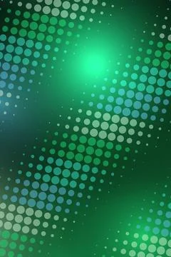 Abstract Green Gradient Circle Pattern 스톡 일러스트