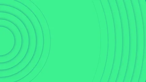 Abstract green gradient circles pristine backdrop loop animation. Stock Footage 286409069
