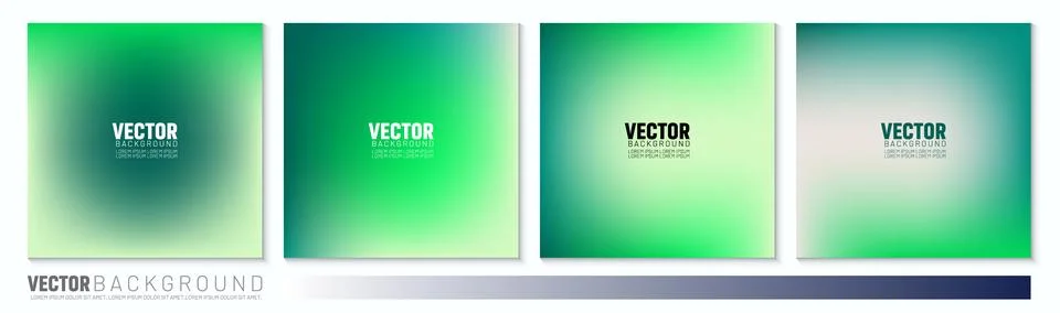 Abstract green gradient color background Stock Illustration