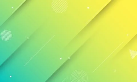 Abstract green gradient with dynamic shape background. Stock Illustration