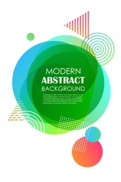 Abstract green gradient geometric pattern design and mobile background. Use f 스톡 일러스트