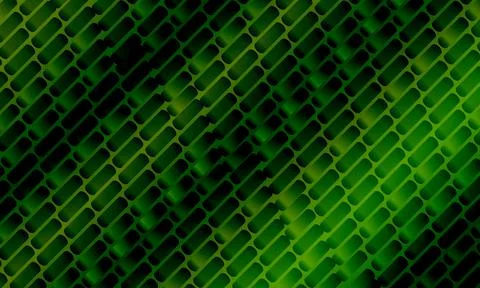 Abstract green gradient geometric pattern background with rounded rectangles.  Stock Illustration