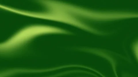 Abstract green gradient grainy background with glowing gradient waves and n.. 库存插图
