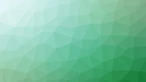 Abstract green gradient lowploly of many triangles background for use in design Stock Illustration