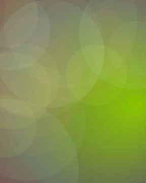 Abstract Green Gradient Mesh Background with Soft Overlapping Translucent C.. Stock Illustration