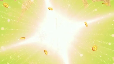 Abstract green gradient texture with subtle translucent organic shapes for Stock Footage 345626903