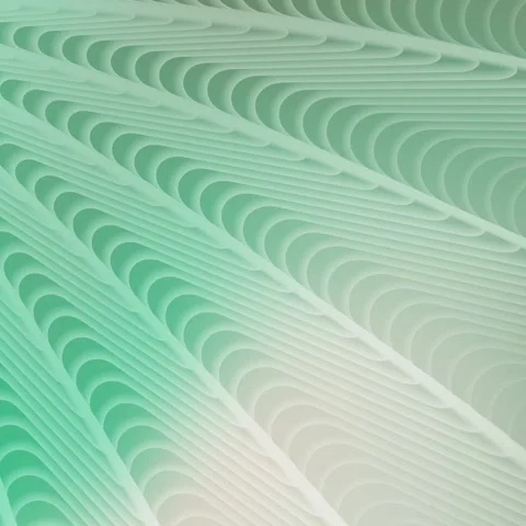 Abstract Green Gradient Waves Flowing Ripples Soft Organic Motion Background Video stock 342532731