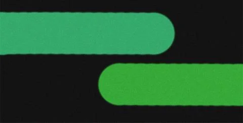 Abstract Green Grainy Gradient Background with Minimalist Rounded Geometric.. Illustrazione stock