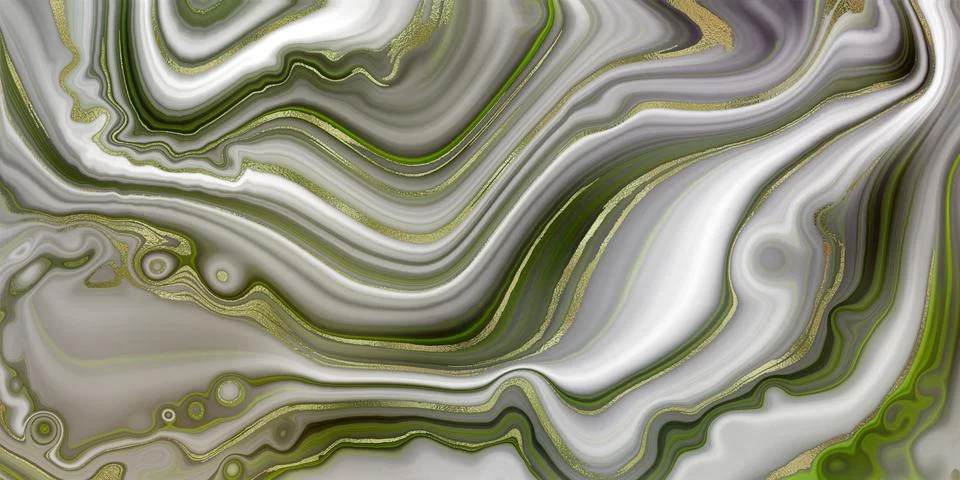 Abstract green grey agate background Stock Illustration