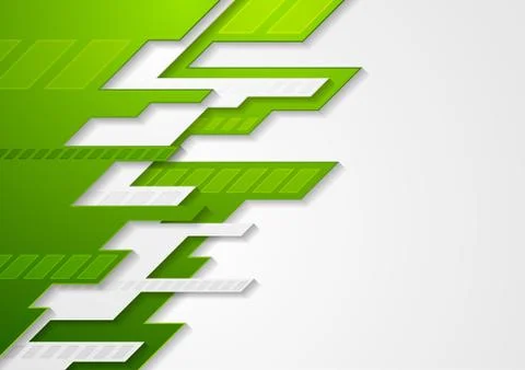 Abstract green grey tech corporate vector background 스톡 일러스트