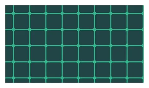 Abstract green grid pattern background with connected dots modern design. イラスト素材