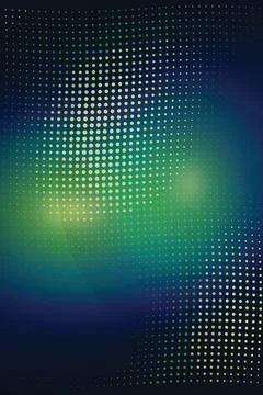 Abstract green halftone background with gradient dots for modern digital desi Stock-Illustration