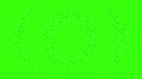 Abstract green halftone dot pattern background design 库存插图