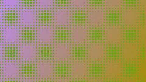 Abstract Green Halftone Dot Pattern on Purple and Brown Gradient Background.. Stock Illustration