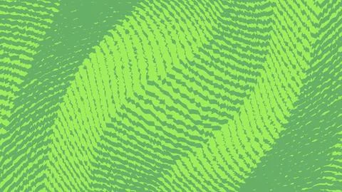 Abstract green halftone pattern with wavy dotted lines 스톡 일러스트