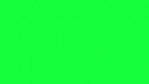 Abstract green hexagon animated background Stock Footage 294689515