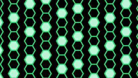 Abstract green hexagon geometric pattern background 스톡 일러스트
