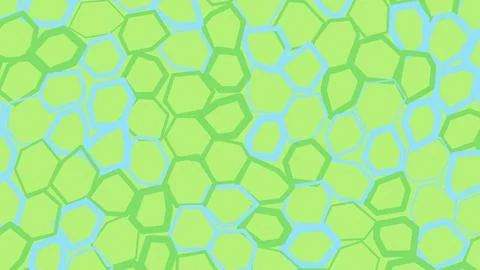 Abstract green hexagon pattern background Stock Illustration