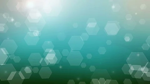 Abstract green hexagon pattern - seamless looping, alpha channel and 4K Video stock 85410943