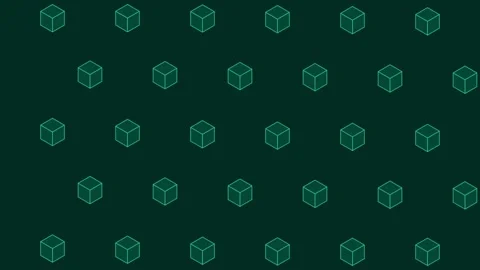 Abstract green hexagonal pattern background seamless geometric wallpaper desi Stock Footage 343631237