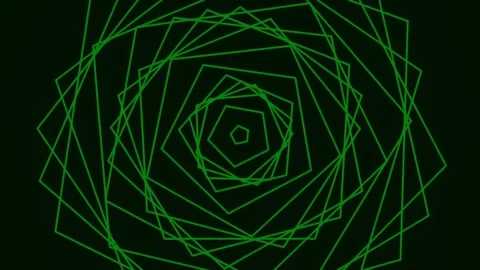 Abstract green honeycomb geometric network pattern for technology and scien.. Stock Footage 341057595