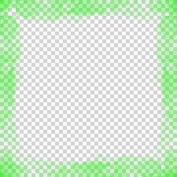 Abstract Green Ink Frame Stock Photos